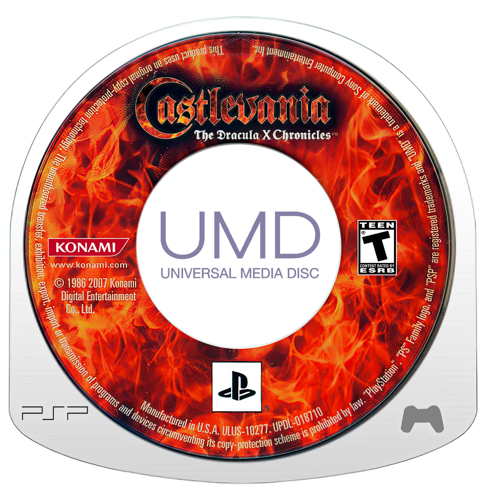 Лицензионный диск PAL Castlevania Rondo of Blood для PlayStation Portable